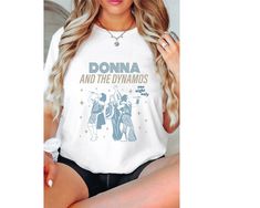 Donna and The Dynamos, One Night Only, Retro Vintage Bachelorette, Mamma Mia Bach Party Shirts, Nashville, Bridal Party, Bride Shirt ---How To Order --- 1-) Please, check and review all photos 2-) Choose your t-shirt size and color 3-) Write your design color personalization box 4-) Click add to cart. You can go back to add more product 5-)Click "Proceed to check out" 6-)When you check out, you can add a note to seller for any request SIZE AND COLORS: For sizing details and color options, please Mamma Mia Tops, Vintage Bachelorette, Bach Party Shirts, Donna And The Dynamos, The Dynamos, Bride Shirt, Bach Party, Bride Shirts, Birthday Tshirts