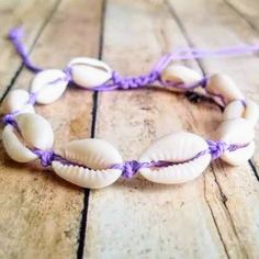 Anklet/ Ankle Bracelet Made With Cowrie Shells And Light Purple Cording. Adjustable To Fit Most Ankle Sizes! Cowrie Shell Anklet, Dog Charm Bracelet, Stacked Beaded Bracelets, Gold Stretch Bracelet, Crystal Cuff Bracelet, Gray Bracelet, Filigree Bracelet, Metal Cuff Bracelet, Resin Bracelet