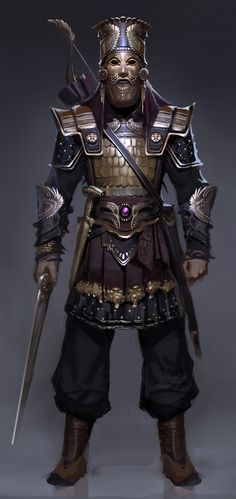 an image of a man dressed in armor