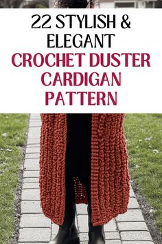 Long Crochet Duster Pattern: Detailed Instructions Crochet Duster Coat Free Pattern, Crochet Maxi Cardigan Pattern, Crochet Duster Sweater Pattern Free, Free Crochet Coat Patterns, Crochet Long Vest Pattern Free Easy, Crochet Long Coat Pattern Free, Crochet House Coat, Crochet Long Hooded Cardigan Pattern Free, Plus Size Crochet Cardigan Patterns Free