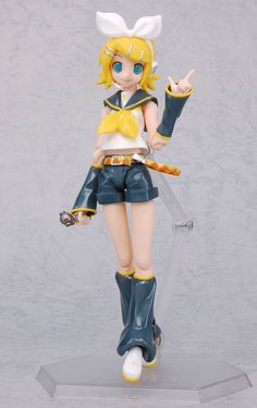 Rin Figure Vocaloid, Figma Figures, Rin Cosplay, Rin Kagamine, Anime Demon