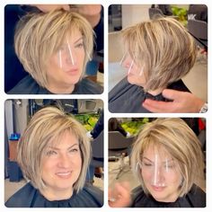 Stacked Haircuts, Hair Color Options, Short Hair Styles For Round Faces, Hair Inspiration Short, Short Hair Tutorial, Edgy Short Hair, Short Hair Styles Easy