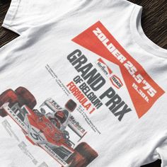 - Shirt Materials: 100% Cotton - Size: The Shirt Runs Bigger Than Usual. 5 Sizes Available: S, M. L, Xl, 2xl,3xl. - Ship: Fast Shipping. Made And Shipped From Usa.. - Please Follow Me For New Items Cotton Racing Style Top With Graphic Print, White Cotton Racing T-shirt, White T-shirt With Motorsport Letter Print, White Letter Print T-shirt For Motorsport Events, Sporty Tops With Letter Print For Motorsport Events, Casual White Tops For Motorsport Events, Casual Crew Neck Tops For Motorsport Events, Racing Style Tops For Motorsport Events, Race Car Shirts