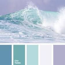 there is a color scheme for the ocean