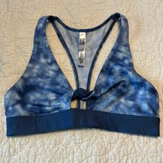 Victoria’s Secret Pink Ultimate Sports Bra. Size Medium. Never Worn! Blue Tye Dye Design. Smoke Free Home, Bundle To Save! Casual Blue Racerback Swimwear, Sporty Triangle Top For Sports, Sporty Triangle Top Activewear For Gym, Athleisure Triangle Top Activewear For Gym, Triangle Top Activewear For Workout, Athleisure Activewear With Triangle Top For Gym, Athleisure Gym Activewear Triangle Top, Blue Racerback Sports Bra For Swimming, Blue Sports Bra With Medium Support For Summer