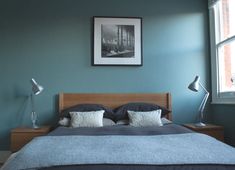 What Are The Best Bedroom Colours For Sleep ? Best Bedroom Colours, Farrow And Ball Blue, Interior Color Palettes, Interior Color Palette, Colorful Rooms, Bedroom Colours, Vintage Furniture Antique, Best Bedroom Colors, Wall Colours