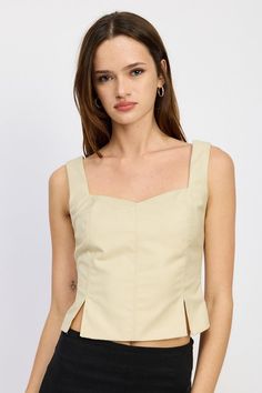 SIZE & FIT :MODEL WEARS SIZE SMALLMODEL'S HEIGHT 5'9Made In: IMPORTEDFabric Contents: 80% POLYESTER, 20% RAYONLINING: 100% POLYESTER Trending Tops, Sweetheart Top, Cardigan Sweater Coat, Denim Accessories, Bustier Top, Romper Dress, Pattern Free, Blouse Pattern, Style Tips