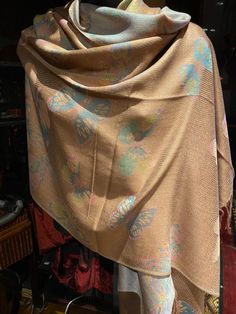 Nemesis Vintage Pastel gold Paisley Brocade Pashmina Scarf Wrap Vintage styled wrap 28 X 70 Nice brocade paisleyThese are replicated from vintage shawl collections by my own company We may have larger quantities available for weddings, bridesmaids, or wholesale orders. Please inquire. Ships free in the US Check out our over a THOUSAND great reviews Gold Bohemian Pashmina Shawl, Gold Pashmina Shawl, Bohemian Gold Shawl Scarves, My Own Company, Evening Scarf, Vintage Shawl, Butterfly Scarf, Evening Shawls, Gold Paisley