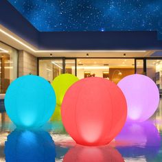 PRICES MAY VARY. Energy Saving & Long working life - you don't need to worry about charging. Decorative LED balls can be automatically charging just place them in full sun, At night it's up to 8-12 hours of lighting Multi-Colour Floating Pool Light - At night you can enjoy a wonderful light show depending on your mood, Solar pool lights have 16 colors to switch, as well as four light modes to choose, so you can choose your favorite light color and mode according to the environment, the event bei Floating Lights In Pool Birthday, Floating White Lights In Pool, Hot Tub Floating Lights, Fiber Optic Lighting Swimming Pool, Floating Christmas Tree For Pool, Pool Tea Lights Floating Candles, Swimming Pool Led, Solar Pool Lights, Lawn Party Decorations