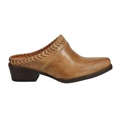 Perfect for the modern cowgirl, these mules feature a leather with a whipstitch design. The foot bed has a padded sock for comfort. Pair with a floor sweeping summer skirt or denim jeans with a lightweight plaid button up for a cute outfit. Size: 5.5 R.  Color: Brown.  Gender: female.  Age Group: adult. Modern Cowgirl, Western Boots Women, Western Booties, Walking Shoes Women, Cowboy Boots Women, Foot Bed, Pump Dress, Summer Skirts, Cute Outfit