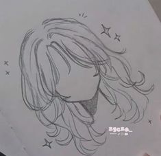 Clothes Bases Drawing, Butterfly Haircut Drawing, Hair Drawing Ideas Girl, Hảir Style Drawing Reference, Manga Hair Tutorial, Hair Sketch Ideas, Hair Ideas Drawing Female, Wolf Cut Hair Drawing