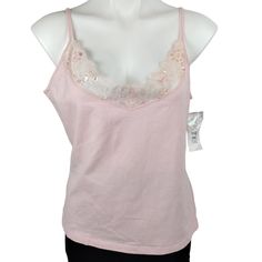 Step Into An Evening Of Elegance With This Together Xl Cami Top. Adorned With Delicate Lace Trim And Shimmering Sequins, It Promises A Touch Of Glamour. Lace Trim With Sequins Spaghetti Straps Soft, Comfortable Fabric Size Xl Brand New With Tags Faint Stain On The Front, Barely Noticeable. Top To Bottom = 21 Inches Across The Chest - 20 Inches Size: Xl Condition: New With Tags Lace Trim Cami Top, Lace Trim Cami, Cami Top, Pink Lace, Cami Tops, Dream Closet, Lace Trim, Spaghetti Strap, Spaghetti