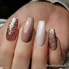 Nails Ongles Beiges, Nails 2018, Rose Gold Nails, Coffin Nails Long, Acrylic Nail Art, Nails Coffin, Nail Arts, Matte Nails