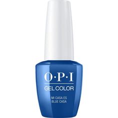 OPI GelColor Soak Off Gel Polish - Mexico City Collection - #GCM92 Mi Casa Es Blue Casa / 0.5 oz. Opi Semi Permanent, Opi Gel Nail Polish, Opi Gel Nails, Opi Colors, Professional Nail Art, Gel Lacquer, Nail Art Supplies, Soak Off Gel, Cuticle Oil