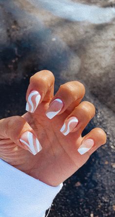 Acrylic Nails Coffin Short, Summer Acrylic Nails, Acrylic Nails Coffin, Square Acrylic Nails, Nail Arts