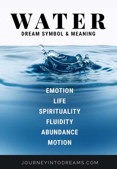 What does it mean to dream of water? Learn about the meaning of the water symbol and how it can signify your emotions and feelings in your dreams. Dream Interpretation Symbols, Facts About Dreams, Dream Meaning, Photo Summer, Dream Symbols, Dream Meanings, Stream Of Consciousness, Dream Interpretation