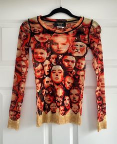 Jean Paul Gaultier “faces” mesh shirts Mesh Shirts, Mesh Shirt, Paul Gaultier, Jean Paul, Jean Paul Gaultier, Fashion Inspo, Long Sleeve Blouse, Mesh, Outfit Inspo