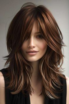 Long Shag Haircut, Long Shag, Girls Short Haircuts, Shag Haircut, Heart Face Shape, Hair Color Balayage, Strawberry Blonde, Curtain Bangs, Short Haircuts