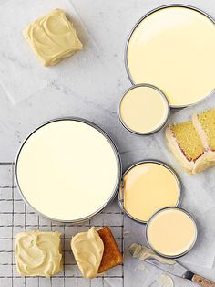 buttercream, honey cream and frosting for cake