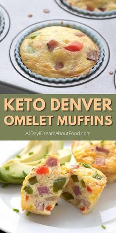 an image of keto denver omelet muffins