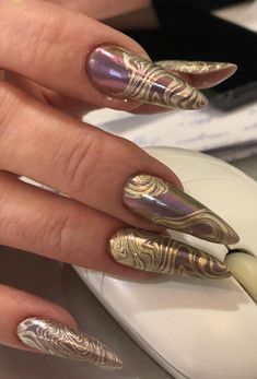 Lavish Nails, Nails Arts, Nail Design Inspiration, Dope Nail Designs, Beautiful Nail Art, Cool Nail Designs, Fall Nail Designs, Dope Nails