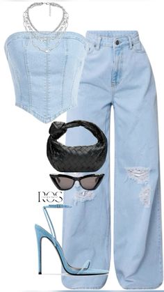 Denim outfits, night out, winter outfits, cute fall fits, jeans outfit fall, baddie winter fits outfits ideas, fashion outfits, outfit ideas, fall outfits, fall fits, cute fall fits, trendy outfits 2023, chic outfit, chic outfits, chic outfits classy, chic outfits classy casual, going out outfit, street outfit, street look, going out look, night out look, going out fit, winter outfits, autumn outfits, baddie winter fits, jeans outfit fall, casual date night outfit fall, winter fits, trendy cold weather outfits, cold outfits Shein Denim Outfits, Polyvore Girly Outfits, Outfits To Wear To Brunch, Mode Harajuku, Fasion Outfits, Casual Preppy Outfits, Looks Chic