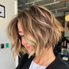 Bronde Bob Shaggy and Inverted Bronde Bob, Bob Hairs, Dark Bob, Edgy Bob, Short Stacked Bobs, Curly Lob, Messy Bob