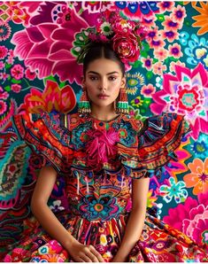 Mexican Fiesta Party, Mexican Traditions, Mexican Fashion, Abaya Designs, Celebrity Portraits, Viktor & Rolf, Fiesta Party, Mexican Style, Mexican Art