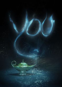 an artistic photograph of the word yoi in water with a teapot on it