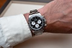 Check out this beautiful sports watch. This is the Rolex Cosmograph Le Mans Daytona 126529LN, an amazing timepiece by Rolex. Telling Time, Red Accents, Last Month, Watches Jewelry