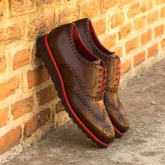 CUSTOMIZE Designed Shoes, Men's Dress Shoes, Custom Design Shoes, Hot Style, Brown Wedges, Traditional English, Brown Box, Rack Design, Brogue Shoes