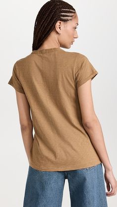 Washed Crew Neck T-shirt For Layering, Relaxed Short Sleeve Tops For Fall, Solid Cotton Short Sleeve Top For Fall, Relaxed Short Sleeve Layering Tops, Relaxed Short Sleeve Tops For Layering, Solid Linen Casual T-shirt, Fitted Washed Cotton T-shirt, Casual Linen T-shirt For Layering, Casual Fitted Washed T-shirt