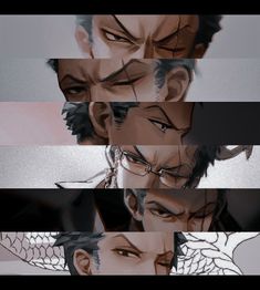 an image of some anime characters with different expressions