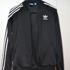 Questions? Leave A Comment Below! Nwot Adidas Long Sleeve Outerwear With Three Stripes, Fitted Sports Outerwear With Three Stripes, Fitted Outerwear With Three Stripes For Fall, Fitted Three Stripes Outerwear For Fall, Fitted Long Sleeve Outerwear With Three Stripes, Adidas Black Sportswear Track Jacket, Black Track Jacket With Three Stripes For Winter, Adidas Three Stripes Winter Outerwear, Adidas Long Sleeve Track Jacket For Streetwear