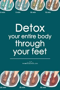 Foot Detox Soak, Body Detox Cleanse, Body Toxins, Detox Bath, Yoga Posen, Cleanse Your Body