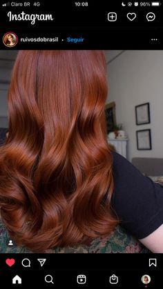 Natural Red With Lowlights, Honey Bayalage Brunette Curly, Red Bronze Hair, Cooper Ginger Hair, Dark Red Orange Hair, Ginger Hair Balayage, Red Hair Gloss, Rich Copper Hair Color, Deep Copper Hair Color