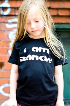 I Am Banksy Tee #banksy Baby Boy Swag, Christmas Stuff, Coop, New Kids, Boy Fashion, Cool Kids, Kids Shirts, Cool Shirts