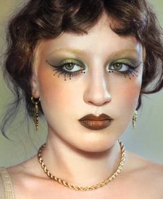 Creative Makeup Inspiration, Majestic Makeup, Cabaret Makeup, Edward Tulane, Ripe Papaya, Funky Makeup, Candlelight Dinner, Lipstick Shade, Swag Makeup