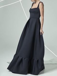 Commuting Sleeveless Bare Back Off-Shoulder Pleated Dress – Nayachic Ball Gowns Evening, Maxi Dress Evening, White Maxi Dresses, Ball Dresses, Dress Brands, Pleated Dress, Mode Inspiration, Dress Patterns, Elegant Dresses