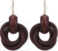 Brown Hoop Earrings Gift, Trendy Brown Hoop Jewelry, Trendy Small Hoop Brown Earrings, Trendy Brown Hoop Earrings, Trendy Circle Earrings With Ear Wire, Brown Small Hoop Earrings With Ear Wire, Trendy Brown Dangle Earrings, Summer Brown Hoop Jewelry, Brown Hoop Earrings For Summer