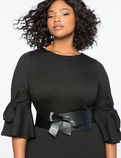 Going Fast: Plus Size Fast Fashion | ELOQUII Plus Size Belts, Bow Belt, Backless Prom Dresses, Wide Waist, Plus Size Designers, Fashion Belts, Plus Size Fashion For Women, Plus Size Dress, Belted Dress