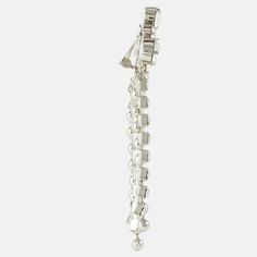 Enhance your look with these stunning crystal tassel clip earrings, designed for women who want to add a touch of sophistication to their ensemble. Perfect for weddings, parties, or as a thoughtful gift, these earrings are a beautiful addition to any jewelry collection. Key Features: Material: Crafted with high-quality rhinestones and copper Comfortable: No piercing required for effortless wear Geometric Design: The elegant geometry adds a modern touch to any outfit Trendy Style: Stay on-trend w Dangle Clip-on Earrings For Party, Elegant Crystal Tassel Earrings For Wedding, Crystal Clip-on Earrings For Evening, Clip-on Crystal Drop Earrings For Evening, Formal Crystal Clip-on Dangle Earrings, Formal Dangle Crystal Clip-on Earrings, Evening Dangle Crystal Clip-on Earrings, Evening Clip-on Dangle Bridal Earrings, Silver Clip-on Crystal Earrings For Evening