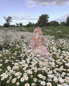 Field Of Daisies, Princess Core, Soft Girl Aesthetic, Feminine Aesthetic