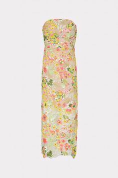 a dress with floral print on it