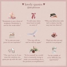 a pink poster with words and pictures on it that say lovey quotes for valentine's day