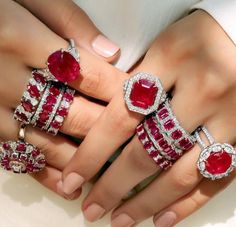 Popular Jewelry Trends, Sapphire Bangle, Jewelry Ad, Jewelery Organizer, Ruby Rings, Gemstones Crystals, Crystals Jewelry, Ad Campaigns, Popular Jewelry