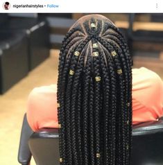 Like what you see❗️🤣 follow my Pinterest @ tamiaunique Amosc@ miamiafofita ig @ tamiaunique_ Cornrows With Beads, Braiding Your Own Hair, Twisted Hair, African Hair Braiding Styles, Long Box Braids, Braided Hairstyle, Solange Knowles, Beautiful Braids, Girls Hairstyles Braids