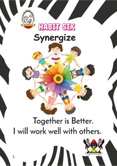 6️⃣ Habit Six : Synergize - *Together is Better*.
✅ I value other people's strength and learn from them.'
👍 I get along well with others even people who are different from me.
👨‍👩‍👧‍👦 I work well in groups.
🙂 I am humble.
🤔 I seek out other people's ideas to solve problems because we create better ideas than anyone alone.
#habits #good #goodhabits #earlylearning #nursery #earlydevelopment
#earlychildhood  #Preschool #Education #Children #kindergarten #Parenting  #EarlyLearning Habit 6 Synergize, Creative Habits, French Language Lessons, Wh Questions, School Decor