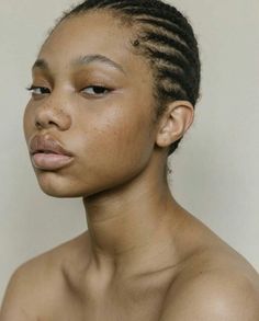 Braids Art Reference, Braids Art, Natural Models, Side Eye, Aesthetic People, Brown Skin, Photography Inspo