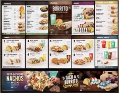 Mcdonalds menu price in USA Taco Bell Menu, Taco Bell Breakfast, Nachos Supreme, Street Food Design, Chicken Supreme, Pizza Bowl, Grilled Taco, Food Innovation, Fast Food Menu